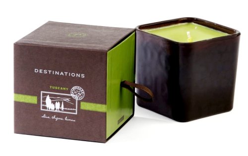Paddywax Destinations 12-Ounce Poured Glass Candle, Tuscany by Paddywax