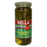 Bella Whole Jalapeno Peppers 12 Ounce 12 Pack by Bella