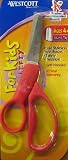Westcott School Left Handed Kids Scissors, 5-Inch, Pointed, Colors Vary (13178)