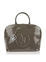 Armani Bolso asa de mano Bowling (Gris)