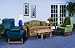 CHE1111COM Queen Anne style Wing Back Chair, W/ pop out seat, Customers Own Material upholstery,1EA