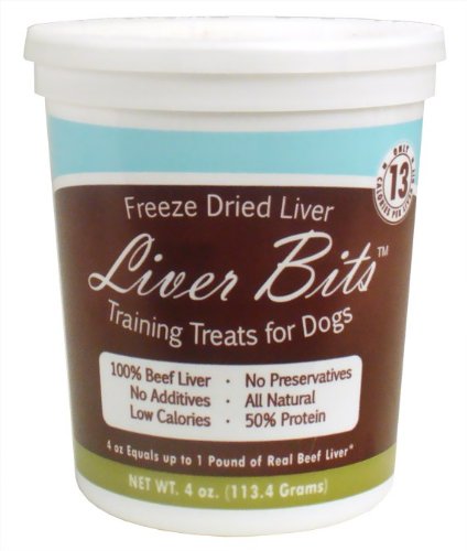 Liver Bits Training Treats for Dogs (4 oz)