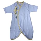 Organic Cotton Kimono - Blue - 0-3 Months