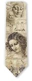 DA VINCI'S DRAWING Art Silk Necktie Gift Tie
