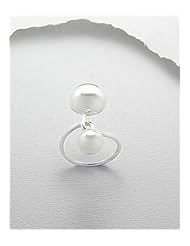 Ball Ring In 92.5 Sterling Silver