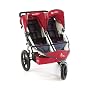BOB Stroller Strides Fitness Stroller Duallie in Red