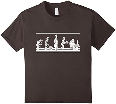 Kids Evolution Of A Gamer PC Geek t shirt Gaming Games Gift Tee Evolve to Gamer T-Shirt																	 12 Asphalt