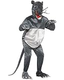 Look Like you Just Crawled Out of the Subway in this All-too-Realistic Giant Rat Costume. Disgust Your Friends and Be the Hit of Any Costume Party