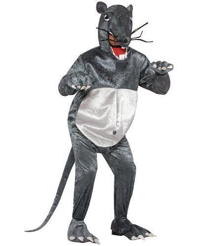 Look Like you Just Crawled Out of the Subway in this All-too-Realistic Giant Rat Costume. Disgust Your Friends and Be the Hit of Any Costume Party