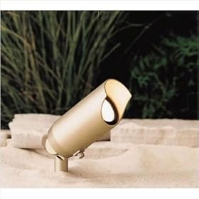 Kichler Accent Landscape Fixture 12v With 20fl Lamp Brass (Unfinished) by Kichler