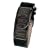 Morgan Ladies Black Case Black Strap Watch
