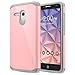 Alcatel One Touch Fierce XL Case, RANZ Grey with Pink Hard Impact Dual Layer Shockproof Bumper Case For Alcatel One Touch Fierce XL (5054N)
