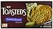 Toasteds Crackers, Toasted Sesame, Ready to Dip Snacks, 48oz Case (6 Count)