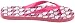 Hello Kitty Women's Printed Footbed Flip Flop, Pink, Large
