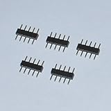 LEDテープ用 5PIN オス-オス RGBW 連結コネクタ 3528/5050/5630 SMD 5個セット