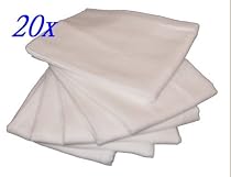 Mullwindeln wei&szlig; 60/80 - 20er Pack