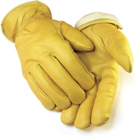 Womens Tan Deerskin Leather Gloves - Leatherbull (Free U.S. Shipping)