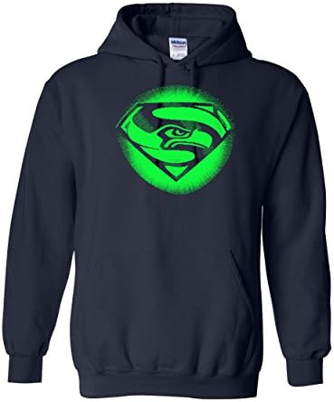 Jacted Up Tees Super Seatle Seahawks Men's HOODIE