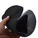 imoli Gel Mouse Pad with Wrist Support, Non Slip Base (Black)