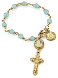 The Vatican Library Collection Madonna & Child Rosary Bracelet