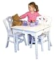 Melissa & Doug Deluxe Wooden Table & Chairs Set