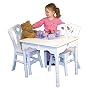 Melissa & Doug Deluxe Wooden Table & Chairs Set