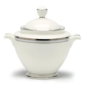 Noritake Aegean Mist Sugar Bowl with Cover by Noritake