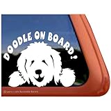 Doodle On Board Vinyl Window Dog Decal Sticker
