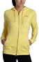 ASICS Women's Comfort Hoody Running Jacket,Lemon Drop,Large