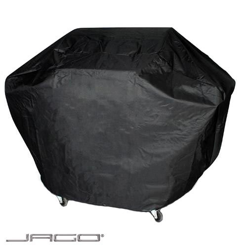 Housse bâche de protection pour barbecue - noir - 145 x 115 x 65 cm - matière PVC