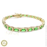 WILLOW XPRESS: *EMERALD CZ BAGUETTE TENNIS BRACELET*