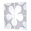 Mosaic Flower Accent 4-pc. Mirror Set