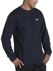 Reebok Men's Combed Cotton Long Sleeve Crew