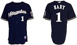 Corey Hart Jersey: Milwaukee Brewers #1 Blue Cool Base Jersey (XXXL/56)