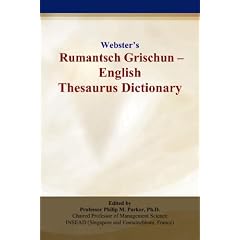 Webster's Rumantsch Grischun - English Thesaurus Dictionary