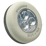 Sylvania Waterproof White DOT-it Self-Adhesive Bright White LED Light