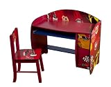 4Gr8 Kidz Racing Series Kids Wooden Computer Desk with Chair