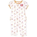 Carter's Butterfly Footless Sleep & Play WHITE/MULTI 6 Mo