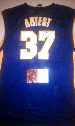 Ron Artest Signed Los Angeles Lakers Jersey