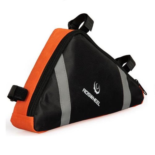 Bicycle Bike Cycling Roswheel Tube Frame Triangle Bag Orange On Sale