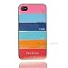 iPhone4/4S For Steve Design Case �ǥ����� ������+�վ��ݸ�ե����+���꡼�󥤥�ۥ� ��3�����åȡ�Rainbow(�쥤��ܡ�)��