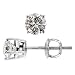 Platinum Round Diamond Stud Earrings (1.5 ct. tw.)
