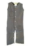 L'ovedbaby Sleeveless Overall, Gray 6-9 Months