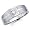 14K White Gold Round-cut Diamond Men's Engagement Wedding Band Ring (0.1 CTW., G-H Color, SI1-2 Clarity) - Size 8