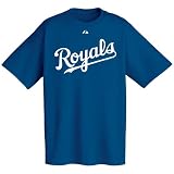 Kansas City Royals Official Wordmark Short Sleeve T-Shirt (Large)