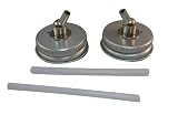 Badger Air-Brush Co. 52-208M 33-Millimeter Metal Adaptor Caps, 2-Pack