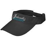 NFL Reebok Jacksonville Jaguars Ladies Black Adjustable Fashion Visor