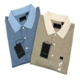 Greg Norman Big & Tall Birdseye Jacquard Golf Shirt