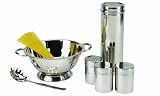 ExcelSteel 6 Piece stainless steel pasta preparation set pasta-maker ExcelSteel 6 Piece stainless steel pasta preparation set