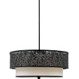 Utopia Rod Hung 3-Light Pendant Chandelier